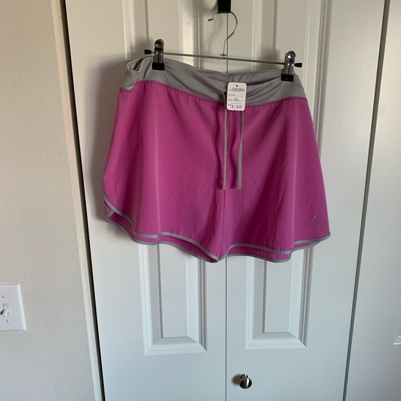 Danskin Now Pink and Gray Athletic Shorts - Picture 1 of 8